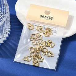 Латунь сердце подвески&nbsp;XGR0161G-100G