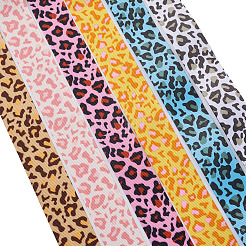 Ленты в рубчик с леопардовым принтом OCOR-TA0001-25