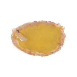 Натуральный агат ломтики большие звенья соединители&nbsp;LS-G-E022-M01