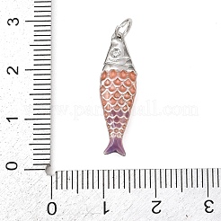 Латунь эмаль подвески&nbsp;KK-P339-08P-04