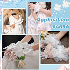 Короткие нарукавники из полиэстера для женщин AJEW-WH0542-010