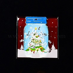 Borsa da forno in plastica a tema natalizio&nbsp;ABAG-F007-04B