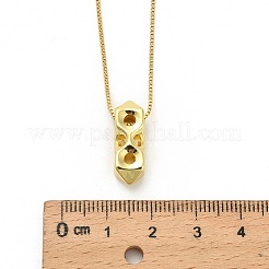 Латунный кулон в виде сыра NJEW-B135-02G