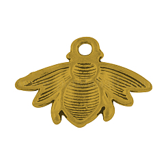 Тибетском стиле сплава пчелы подвески&nbsp;TIBEP-2902-AG-RS