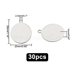 201 colgantes de etiquetas en blanco con estampado de acero inoxidable&nbsp;STAS-UN0016-30P