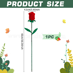 Blumenbaumwolle mit eisengestricktem Kostümverzierungszubehör&nbsp;DIY-WH0570-09C