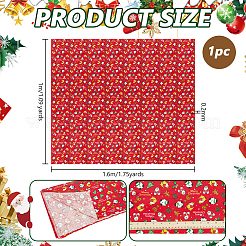 Baumwollstoffe mit Weihnachtsmotiven&nbsp;DIY-WH0622-374B