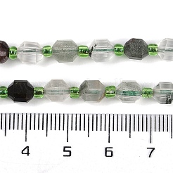 Природного кварца lodolite нитей бисера G-O201B-109E