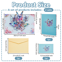 3D Pop-up-Grußkarte zum Lehrertag aus Blumenpapier&nbsp;AJEW-WH0673-79