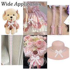 24м двухцветная полиэстеровая эластичная кружевная лента&nbsp;OCOR-ME0001-38