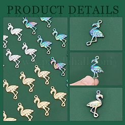 24 шт. подвески из нержавеющей стали 304 двух цветов&nbsp;STAS-CA0001-63