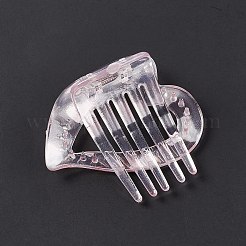 Пластиковые заколки для волос с сердечками&nbsp;LS-PHAR-F015-02B