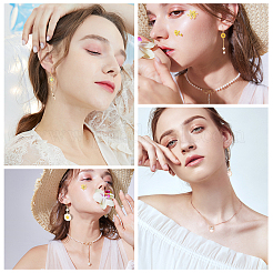 Наборы для создания сережек-цветов своими руками DIY-SC0014-44