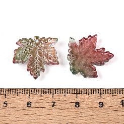 Подвески из прозрачного стекла с росписью для запекания&nbsp;DGLA-N014-11B-01