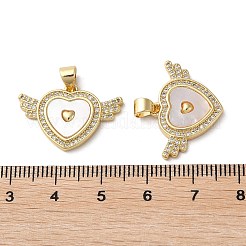 Латунные микро проложить кубического циркония подвески KK-D057-02G