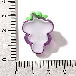 Гальваническое покрытие УФ-лампой непрозрачные фруктовые смоляные кабошоны CRES-U004-03A