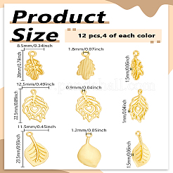 Подвески из сплава 12 шт. FIND-LP0005-96