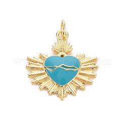 Латунь эмаль подвески KK-S362-042-NR