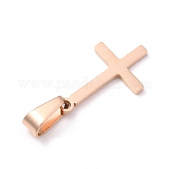 Pendentifs en acier inoxydable 304&nbsp;STAS-Z018-15RG