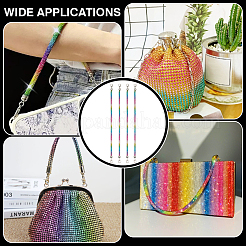 4 шт. ремешок для мобильного телефона со стразами из сплава&nbsp;AJEW-PH0007-74B