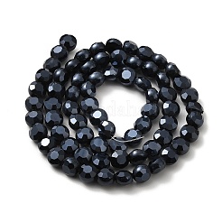 Стеклянные бусины с гальваническим покрытием  EGLA-D019-35A