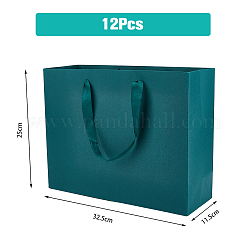 Бумажные пакеты для хранения конфет с ленточной ручкой ABAG-WH0048-05