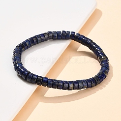 Lapis naturali perline lazuli allungano i braccialetti&nbsp;BJEW-F523-03B