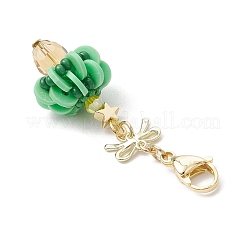 Елочные украшения из полимерной глины и стекла подвески&nbsp;HJEW-MZ00326