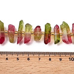 Гальванические природный кристалл кварца бусы пряди G-F800-D11