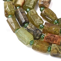 Гранат природный бисер нитей&nbsp;G-C270-K08