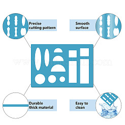Акриловая серьга ручной работы шаблон DIY-WH0359-071