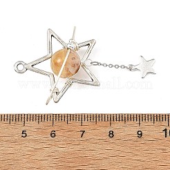 Erhitzte natürliche Citrin-Anhänger&nbsp;PALLOY-TA00444-04