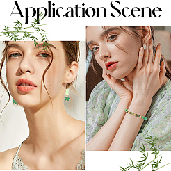 330 шт. 11-х цветные прозрачные акриловые бусины с эффектом градиента ветра&nbsp;OACR-SC0002-01