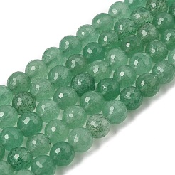 Naturales verdes fresa de cuarzo hebras de abalorios&nbsp;GG-CBA0166-A02-10mm
