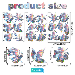 Водостойкие ПВХ лазерные наклейки без клея DIY-WH0321-49