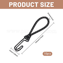 Latex-Gummiseilhaken für Outdoor-Campingzelte&nbsp;FIND-WH0816-219A