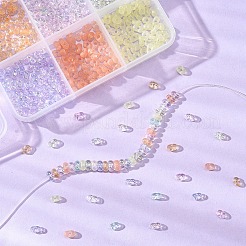 45 г 9 стилей стеклянных бусин&nbsp;SEED-YW0002-54A