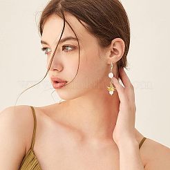 48 шт. 2-х цветные 3D латунные колпачки для бусин KK-FH0002-42