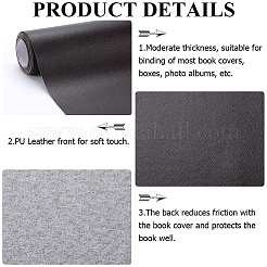 Copertine di libri in similpelle&nbsp;DIY-WH0491-92A-04