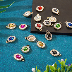 18 шт. 9-цветные подвески из сплава с УФ-покрытием ALRI-TA0001-20