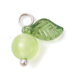 Natürliche gefärbte malaysische Jade-Fruchtanhänger&nbsp;PALLOY-JF02431-02