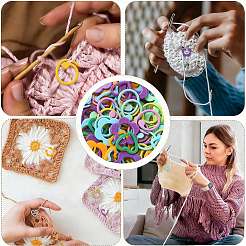 96 Stück Strickwerkzeug aus Kunststoff&nbsp;DIY-FS0010-60