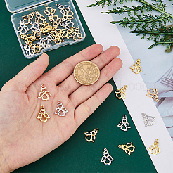 36шт 3 цветные латунные подвески&nbsp;KK-FH0005-17