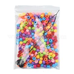 208pcs perles européennes acryliques&nbsp;OHAR-FS0001-02B