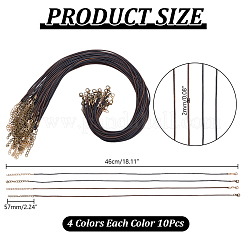 40 шт. 4 цвета&nbsp;NJEW-AR0001-06