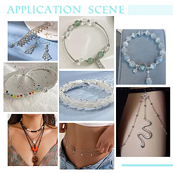 400 шт. 8-цветные латунные разделительные бусины для стоек&nbsp;FIND-UN0004-40