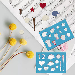 Акриловая серьга ручной работы шаблон&nbsp;DIY-WH0359-069