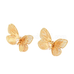 Серьги-гвоздики из циркония EJEW-F391-04G