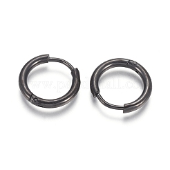 Creolen aus 304er Edelstahl&nbsp;EJEW-F111A-14mm-B