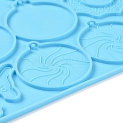 Силиконовые Молды для подвески на рождественскую тему&nbsp;LS-DIY-K051-03